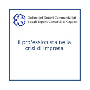 Il professionista nella crisi di impresa